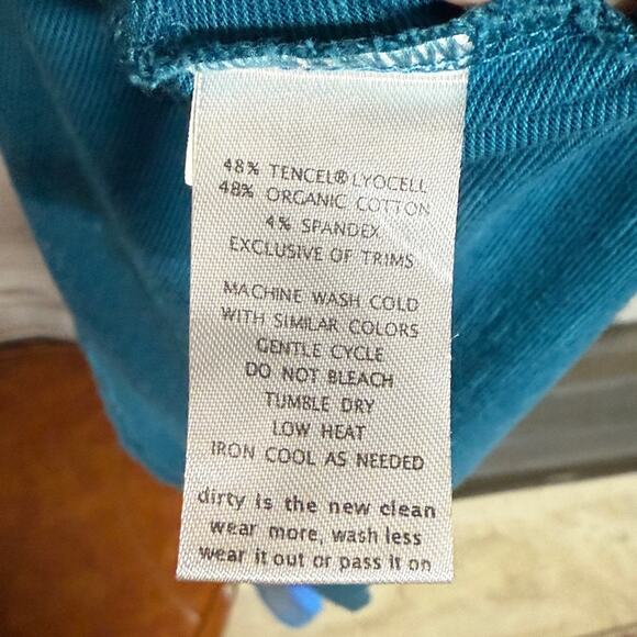 Toad & Co Teal Rosemarie Dress Medium - Picture 5 of 7